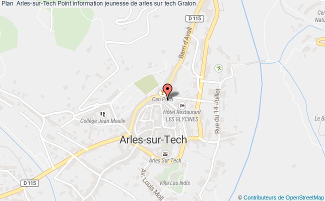 plan Point Information Jeunesse De Arles Sur Tech ARLES SUR TECH