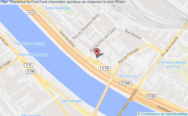 plan Point Information Jeunesse De Charenton Le Pont CHARENTON LE PONT