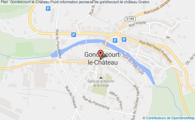 plan Point Information Jeunesse De Gondrecourt-le-château GONDRECOURT LE CHATEAU