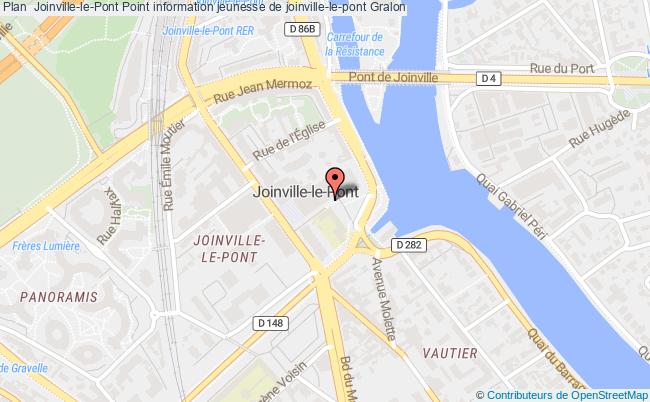 plan Point Information Jeunesse De Joinville-le-pont JOINVILLE LE PONT