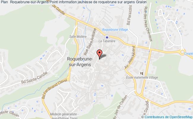 plan Point Information Jeunesse De Roquebrune Sur Argens ROQUEBRUNE SUR ARGENS