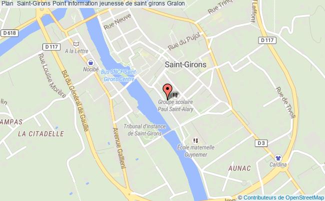 plan Point Information Jeunesse De Saint Girons ST GIRONS