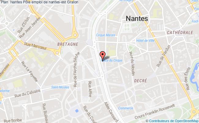 plan Pôle Emploi De Nantes-est NANTES CEDEX 3