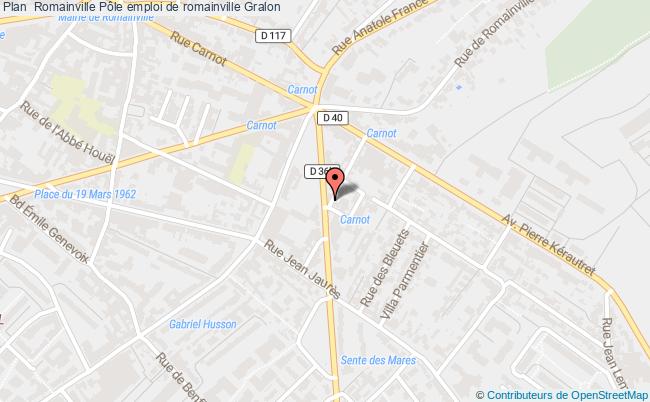 plan Pôle Emploi De Romainville ROMAINVILLE