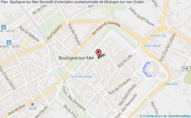 plan Services D'orientation Professionnelle De Boulogne Sur Mer BOULOGNE SUR MER
