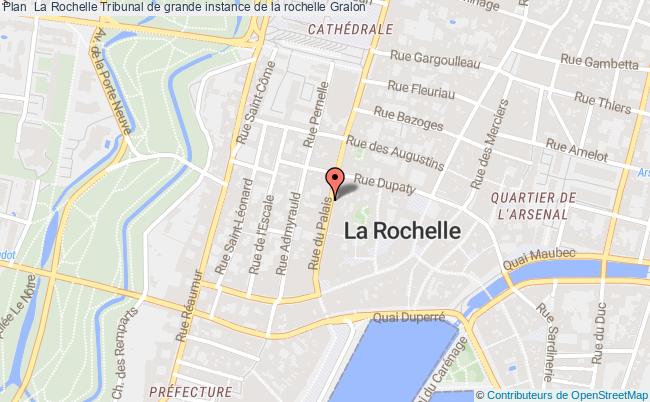 plan Tribunal De Grande Instance De La Rochelle LA ROCHELLE CEDEX 1