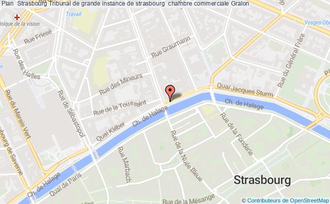 plan Tribunal De Grande Instance De Strasbourg  Chambre Commerciale STRASBOURG CEDEX
