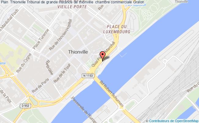 plan Tribunal De Grande Instance De Thionville  Chambre Commerciale THIONVILLE CEDEX