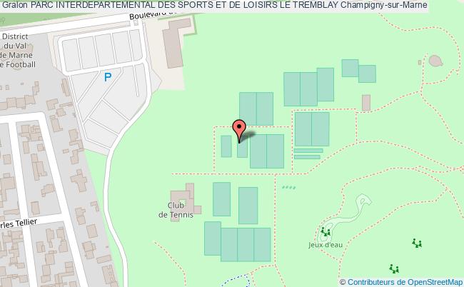 plan 1 Terrain De Mini Tennis (6x15m) - Parc Le Tremblay