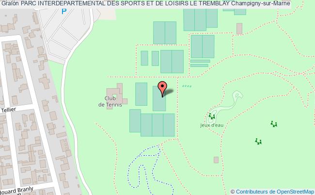 plan 8 Courts De Tennis Eclaires (n°3-4-12-13-14-15-16-17) - Parc Le Tremblay