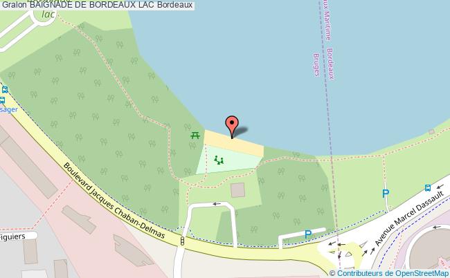 plan Baignade De Bordeaux Lac