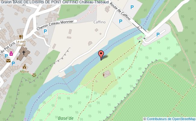 base de loisirs Base de loisirs de pont caffino Château-Thébaud