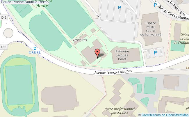 Bassin de compétition Piscine nautilud Reims