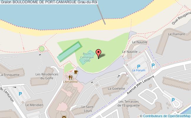 plan Boulodrome Du Forum Port-camargue