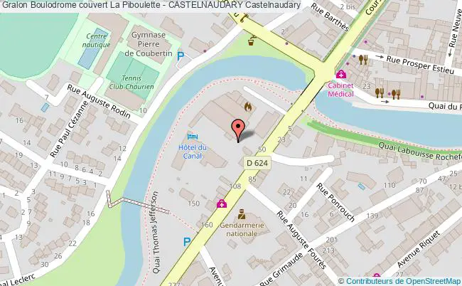 plan Boulodrome Extérieur - Castelnaudary