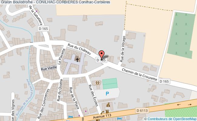 plan Boulodrome Municipal - Conilhac-corbieres