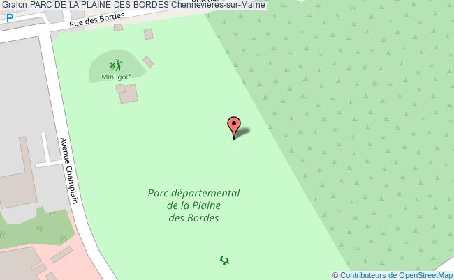 plan Boulodrome - Parc De La Plaine Des Bordes