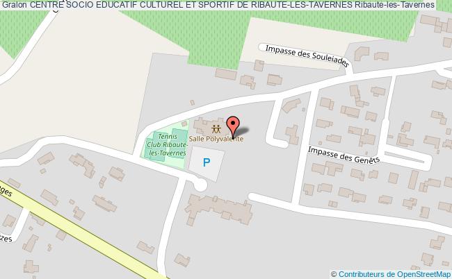 plan Centre Socio Educatif Culturel Et Sportif De Ribaute-les-tavernes