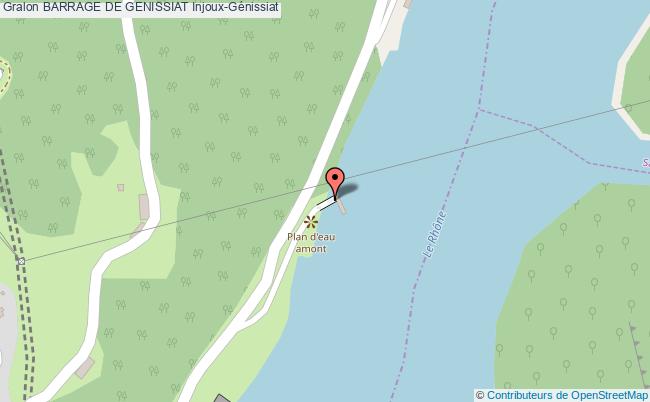 plan Chemin De Contournement Du Barrage De Génissiat