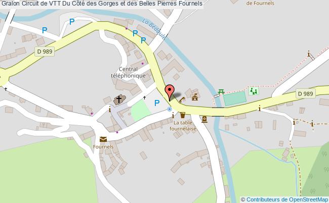 plan Circuit De Vtt Du Côté Des Gorges Et Des Belles Pierres