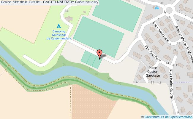 plan City Stade - Castelnaudary