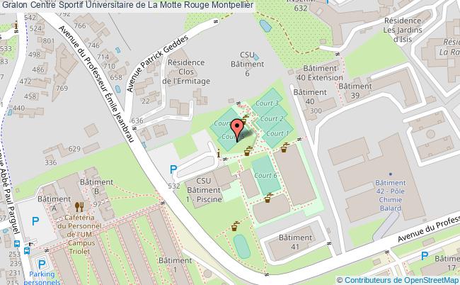 plan Courts De Tennis Centre Sportif Universitaire De La Motte Rouge