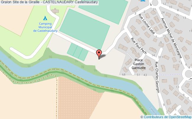plan Espace Beach Volley (la Giraille) - Castelnaudary