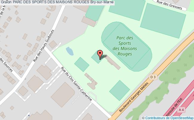 plan Fosse D'entrainement Foot (mur De Frappe) -parc Des Sports Des Maisons Rouges