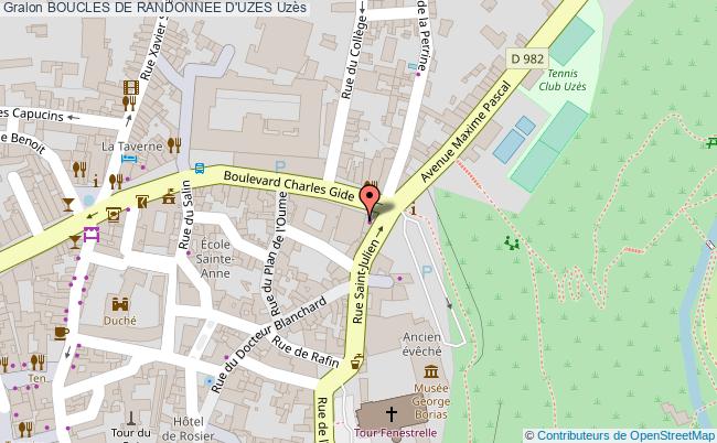 randonnee pedestre uzes