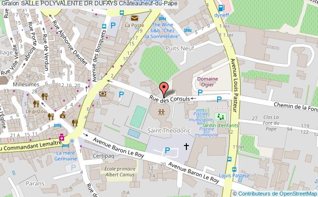 Grande Salle Salle Polyvalente Dr Dufays Chateauneuf Du Pape
