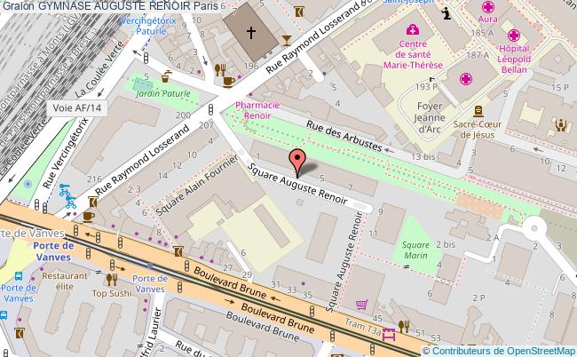 GYMNASE AUGUSTE RENOIR Gymnase auguste renoir Paris