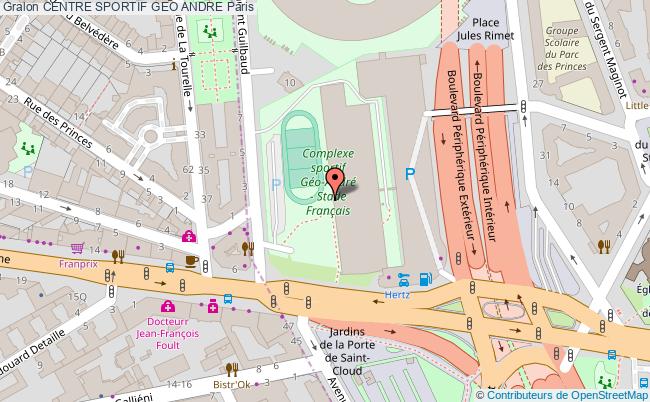 GYMNASE - SALLE MARCADET Centre sportif geo andre Paris