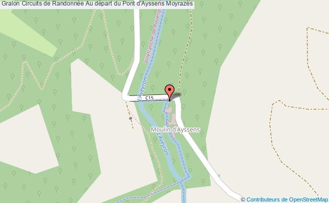 plan Moulin D'ayssens - Pont De Moyrazes