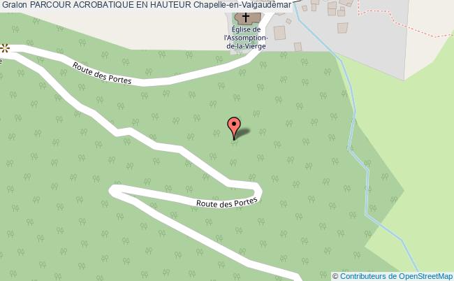 plan Parc Acrobatique Forestier - Parcours Lemurien Valgo