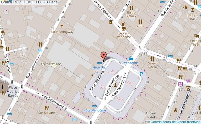 PISCINE Ritz health club Paris