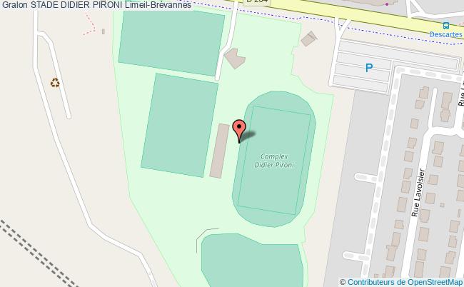plan Piste D'athletisme - Stade Didier Pironi