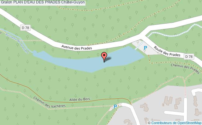 Plan D Eau De La Vallee Des Prades Plan D Eau Des Prades Chatel Guyon