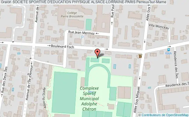 plan Plateau D'evolution - Societe Sportive D'education Physique Alsace-lorraine-paris