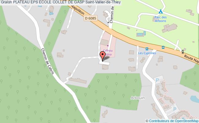 plan Plateau Eps Ecole Collet De Gasp