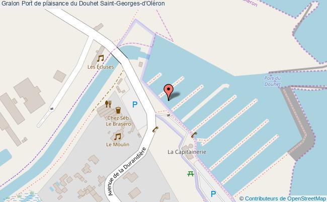 plan Port De Plaisance Du Douhet