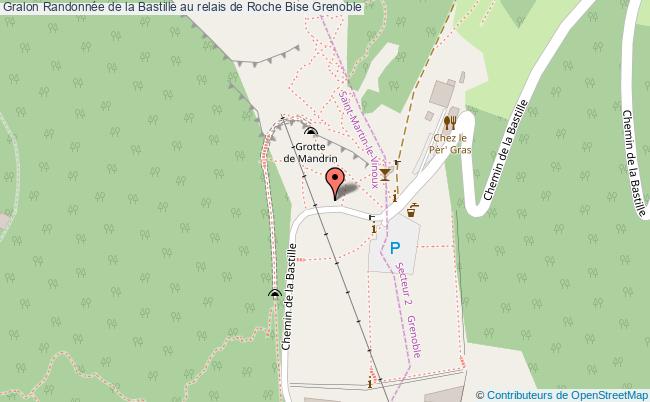 plan Randonnée De La Bastille Au Relais De Roche Bise