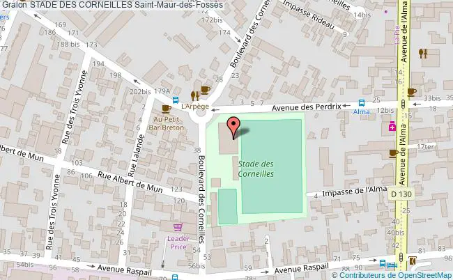 plan Salle De Boxe - Stade Des Corneilles