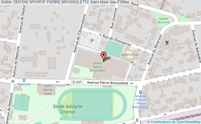 plan Salle De Danse 1 - Centre Sportif Pierre Brossolette