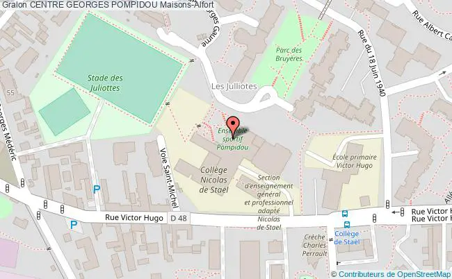plan Salle De Judo - Centre Georges Pompidou
