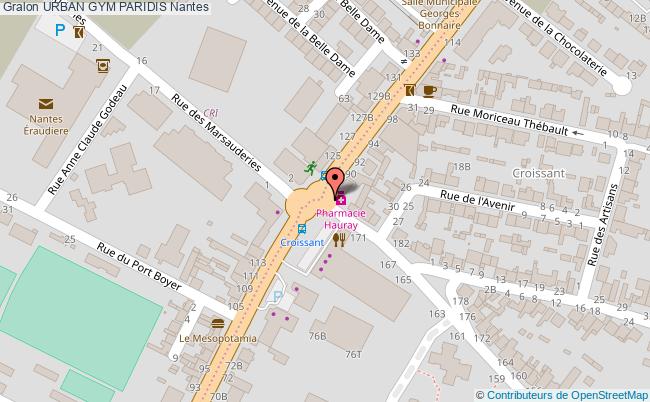 Urban plan Nantes France