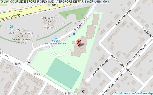 plan Salle De Musculation - Complexe Sportif Orly Sud - Aeroport De Paris (adp)