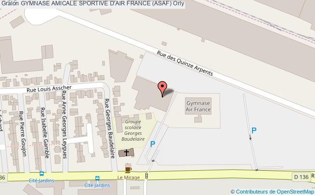 plan Salle De Squash (3 Courts) - Gymnase Amicale Sportive D'air France