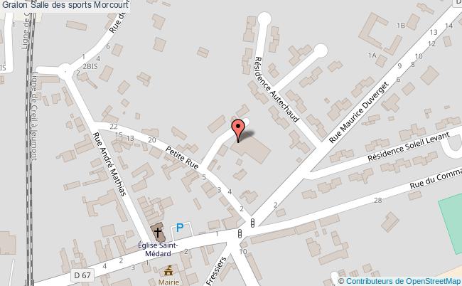 Salle des sports Salle des sports Morcourt