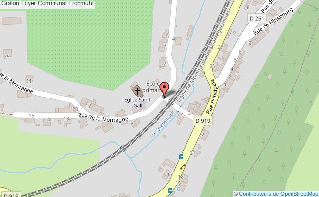 Salle du foyer Foyer communal Frohmuhl