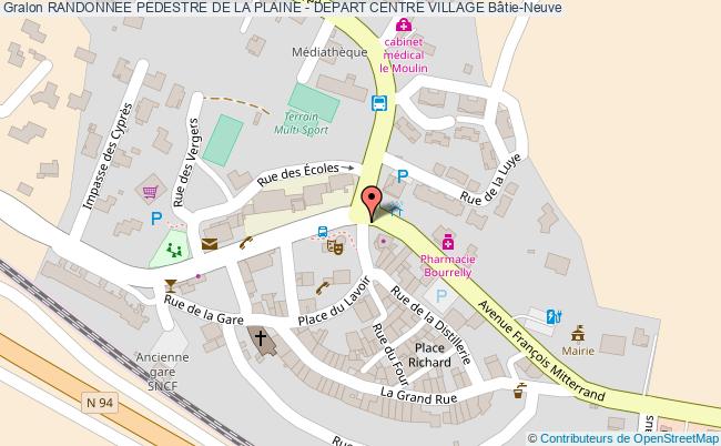 plan Sentier Pedestre - Balade De La Plaine